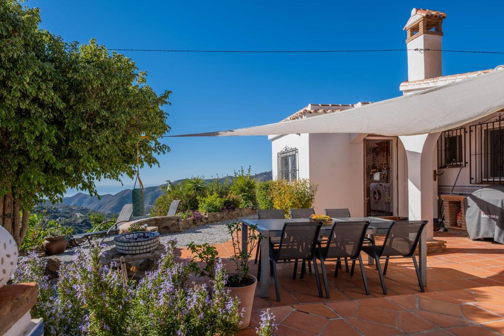 Casa La Siesta Villa With Magical View Own Pool Malaga Exterior photo